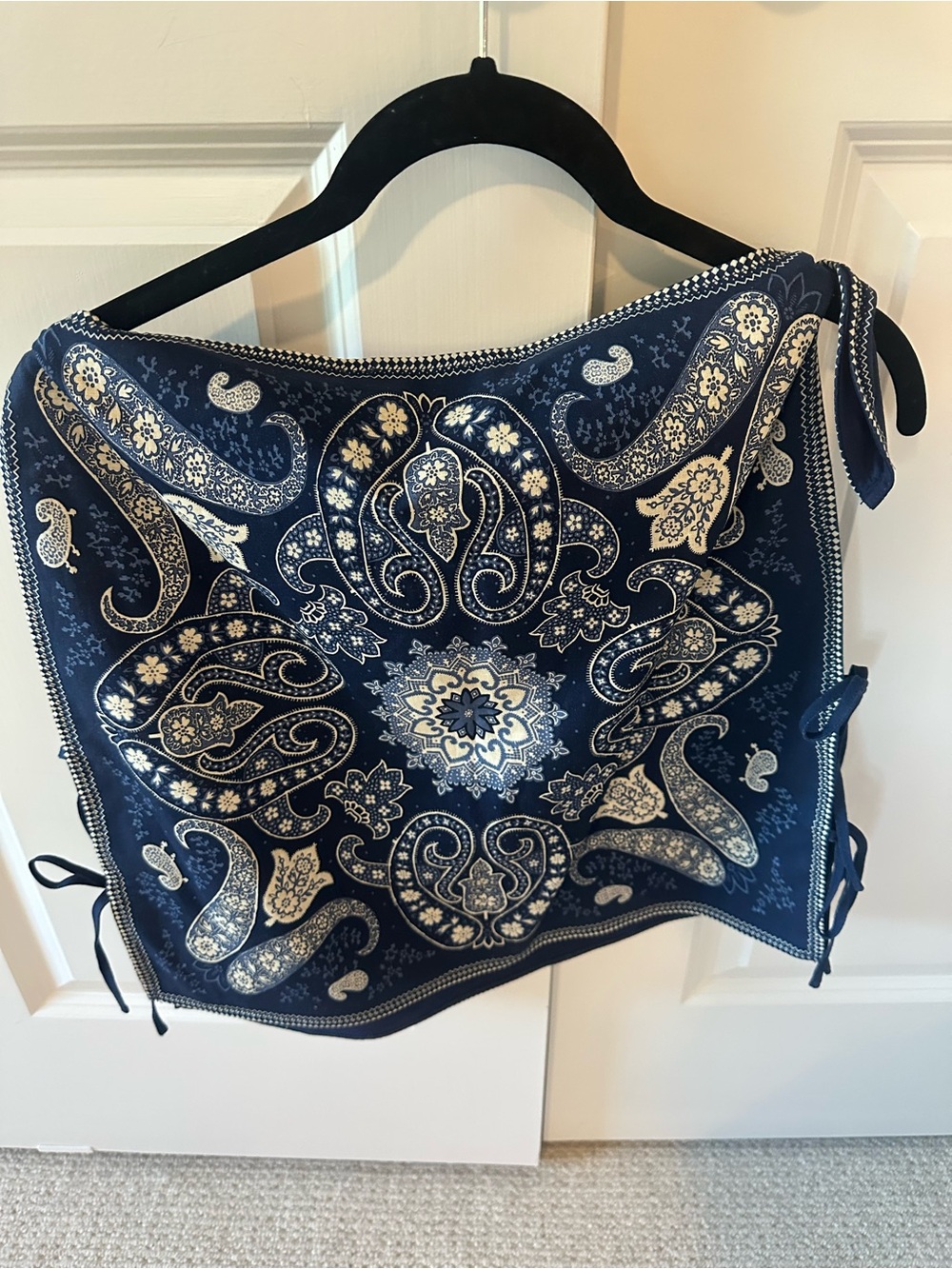 Sea Emelina print sleeveless top